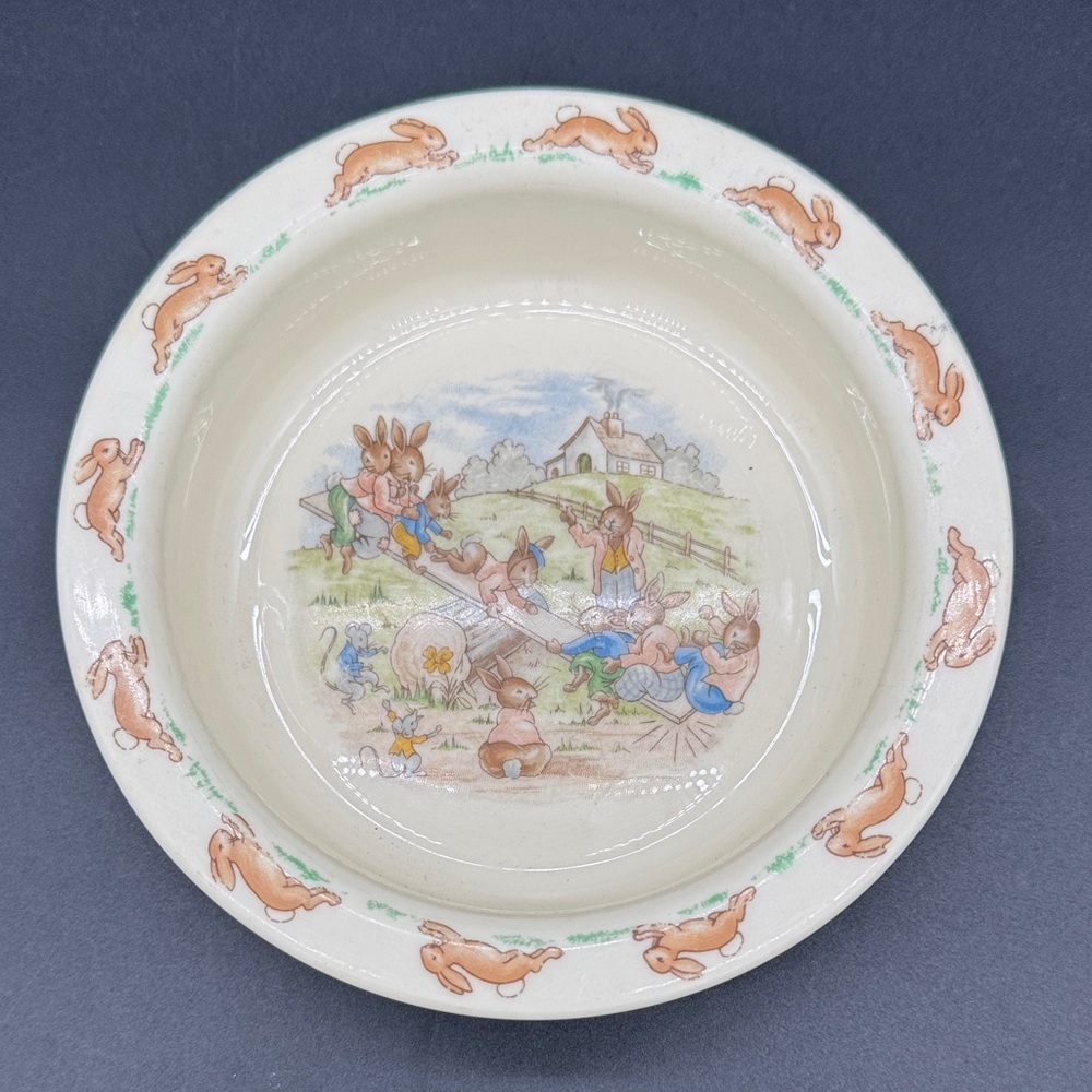 Royal Doulton Bunnykins Child's Bowl Bone China Vintage